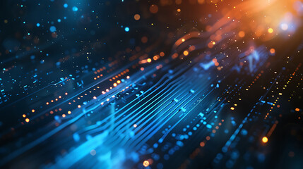 Obraz premium abstract technology background