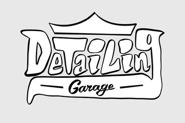 Hand-drawn lettering 