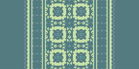 Native American Ethnic style abstract Navajo geometric tribal vector seamless pattern background.