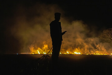 forest inventory records, 54.40% of forests in India are exposed to occasional fires, 7.49% to moderately frequent fires and 2.40% to high incidence levels while 35.71% India, MP, Nagpur, 01-04-2024