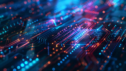 Fototapeta premium abstract technology background