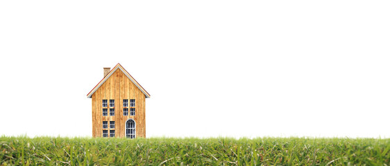 House Residential Structure grass as fokaw ,business home idea