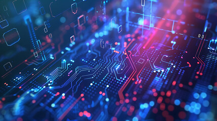 Obraz premium abstract technology background