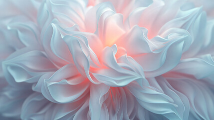 A single, elongated diamond shape adorned with a mesmerizing tessellation of abstracted lotus flower buds, rendered in a monochrome palette with subtle pearlescent accents. 