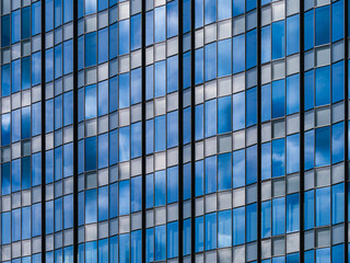 Modern building Glass facade pattern Architecture details Exterior office in city