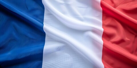 French flag symbolizes France and is a key part of its identity. Concept National Identity, French Culture, Patriotic Symbol