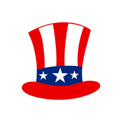 4th of July Decorative Illustration, Happy Independence Day, USA