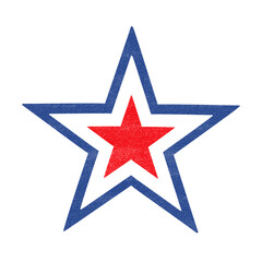 4th of July Decorative Illustration, Happy Independence Day, USA