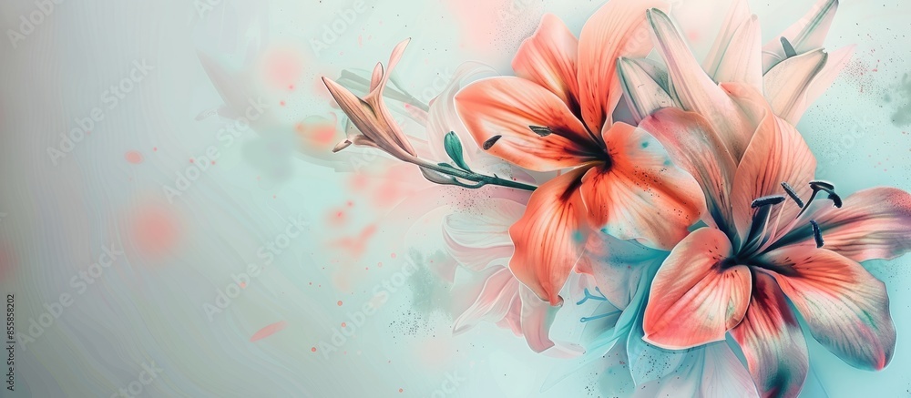 Aufkleber vintage background design flower airbrush style, suitable for tshirt and apply your lettering name, 