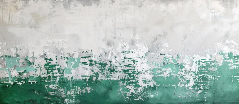 Abstract background old wall paited white,gray,green. with copy space image. Place for adding text or design