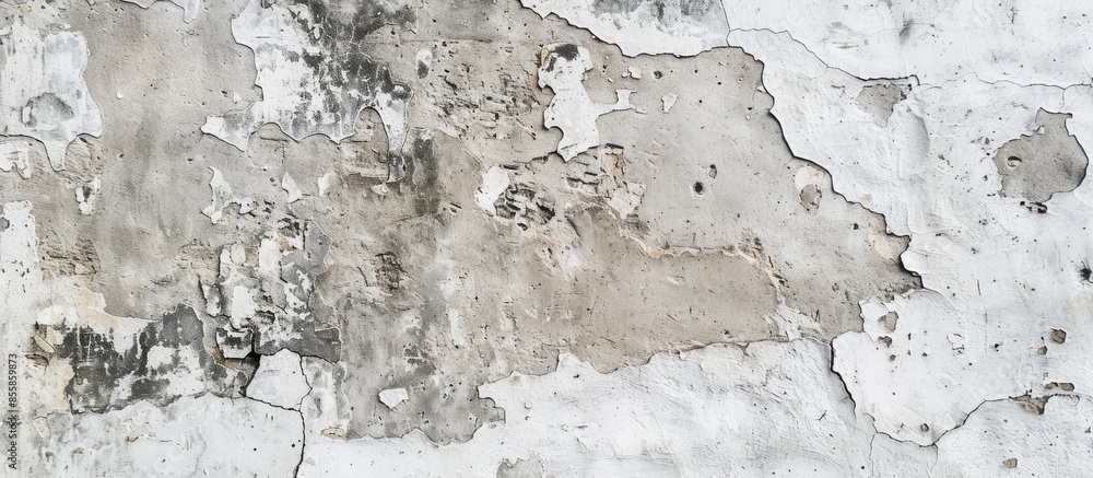 Poster White old cement wall concrete backgrounds texture. with copy space image. Place for adding text or design