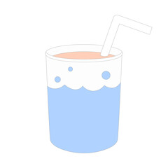 夏祭りのオレンジジュース⭐︎PNG