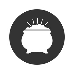 Pot of Gold Vector Icon Flat Sign