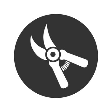 recommend clip art: Pruning Shears vector solid icon style illustration