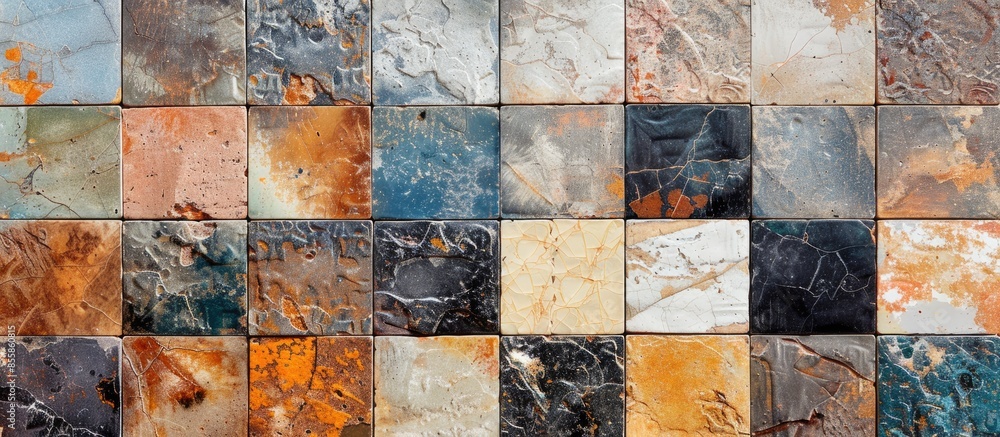 Poster multicolor digital wall tiles design for interior abstract home decor used ceramic wall tile backgro