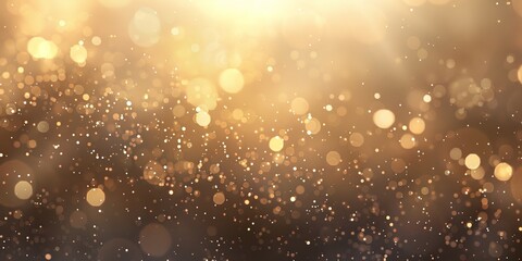Golden Sparkle Abstract Background