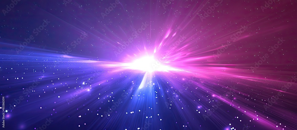 Poster Cosmic shining abstract background. with copy space image. Place for adding text or design