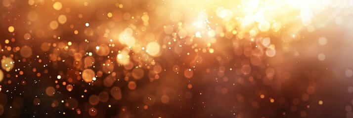 Golden Bokeh Background