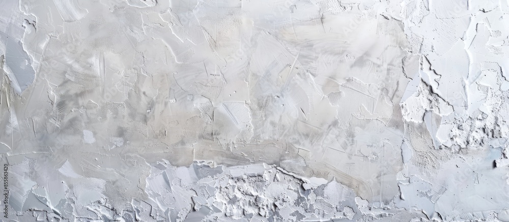 Aufkleber gray white abstract stucco coated cement wall background texture. with copy space image. place for a