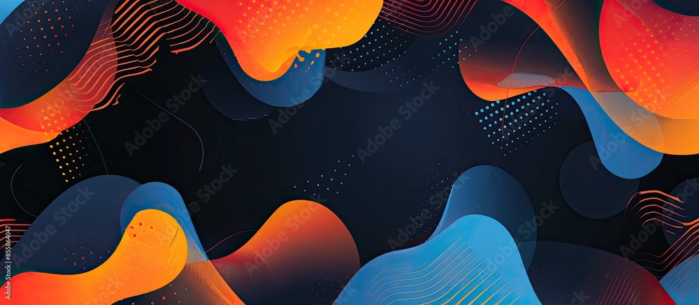 Poster Crowdfunding design concepts and abstract cover header background for website design. Horizontal advertising business banner layout template. with copy space image. Place for adding text or design