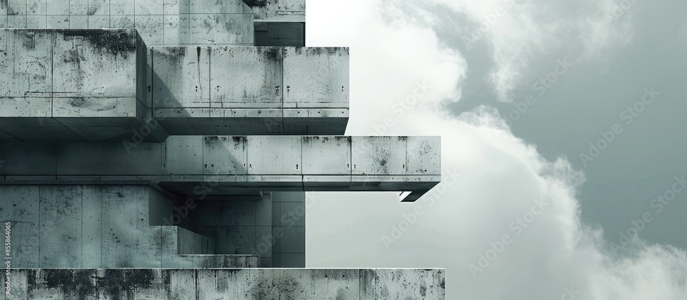 Aufkleber Abstract architecture. with copy space image. Place for adding text or design