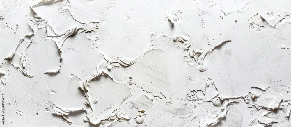 Poster white color surface of cement wall for abstracth background. with copy space image. Place for adding text or design
