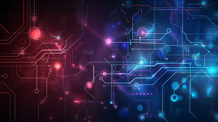 Obraz premium abstract technology background