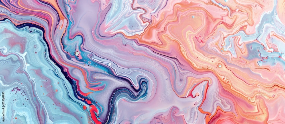 Aufkleber jointed abstract background,liquid marble pattern,. with copy space image. Place for adding text or design