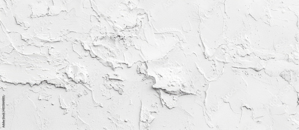 Poster White cement wall texture and seamless background. with copy space image. Place for adding text or design