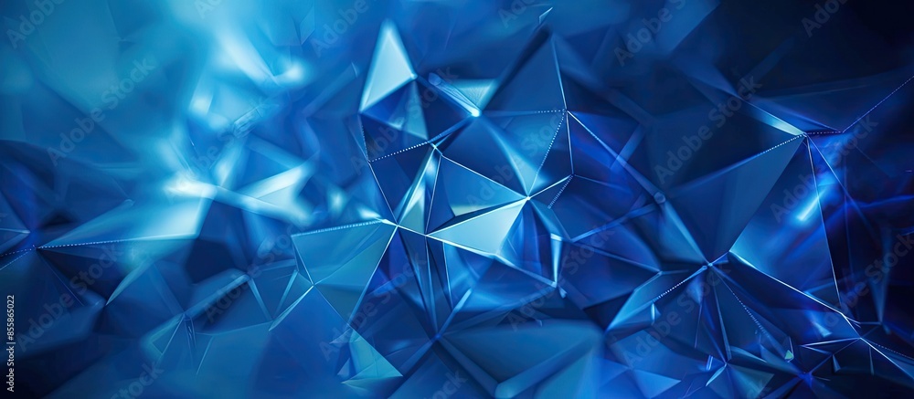 Aufkleber blue abstract ,background polygon elegant background and banner business product present and game background. with copy space image. Place for adding text or design