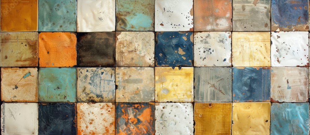 Aufkleber Ceramic Tiles. with copy space image. Place for adding text or design