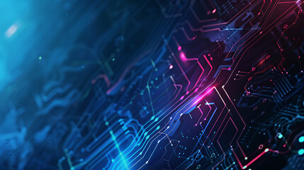 Obraz premium technology banner