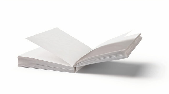 Checkbook on white background