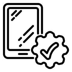 install icon, line icon style