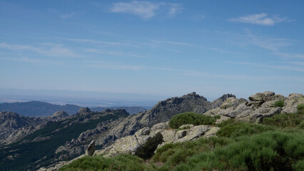 Paisaje rocoso en Navacerrada