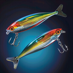 Fototapeta premium Professional Fishing Tackle for Coastal Anglers Hub Activities