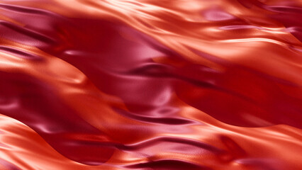 Elegant flowing silky satin fabric abstract background