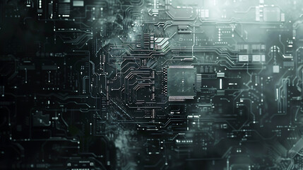 Obraz premium technology banner