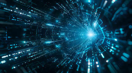 Obraz premium technology banner