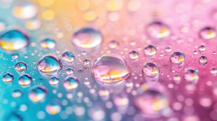 Abstract Purple water bubbles background