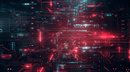 Obraz premium technology banner