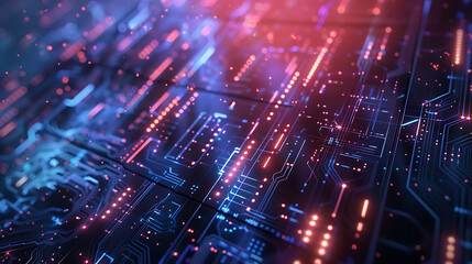 Fototapeta premium technology banner
