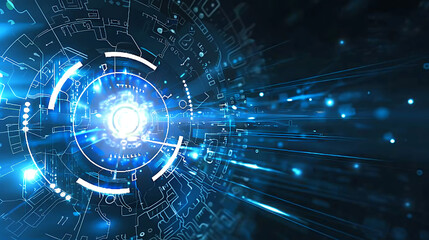 Obraz premium abstract techology background