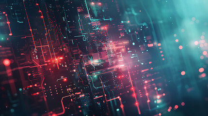 Obraz premium technology background
