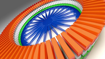 Independence Day of India and Republic Day of India background