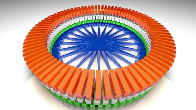 Independence Day of India and Republic Day of India background