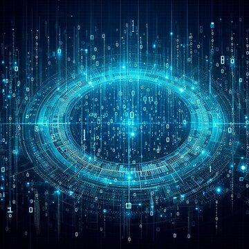 ia generated. abstract binary code
