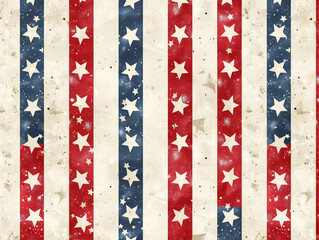 4th of July Patriotic Digital Paper  
