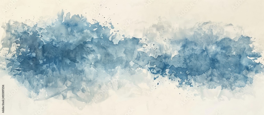 Poster the watercolor background combines digital graphics of mist with blue-beige tone vortex. copy space 