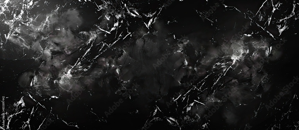 Poster black marble background texture natural stone pattern abstract (with high resolution). copy space im